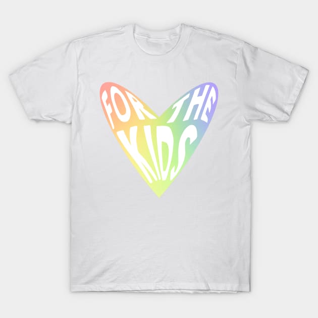 For The Kids FTK rainbow T-Shirt by hcohen2000